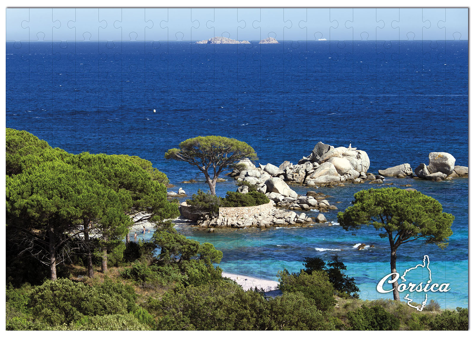 Puzzle 200 pièces - Plage de Corse – Image 3