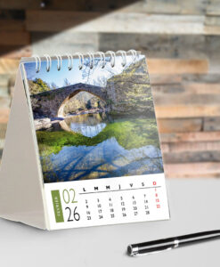 Alternative view of Calendrier de Table 2026 - Corsica