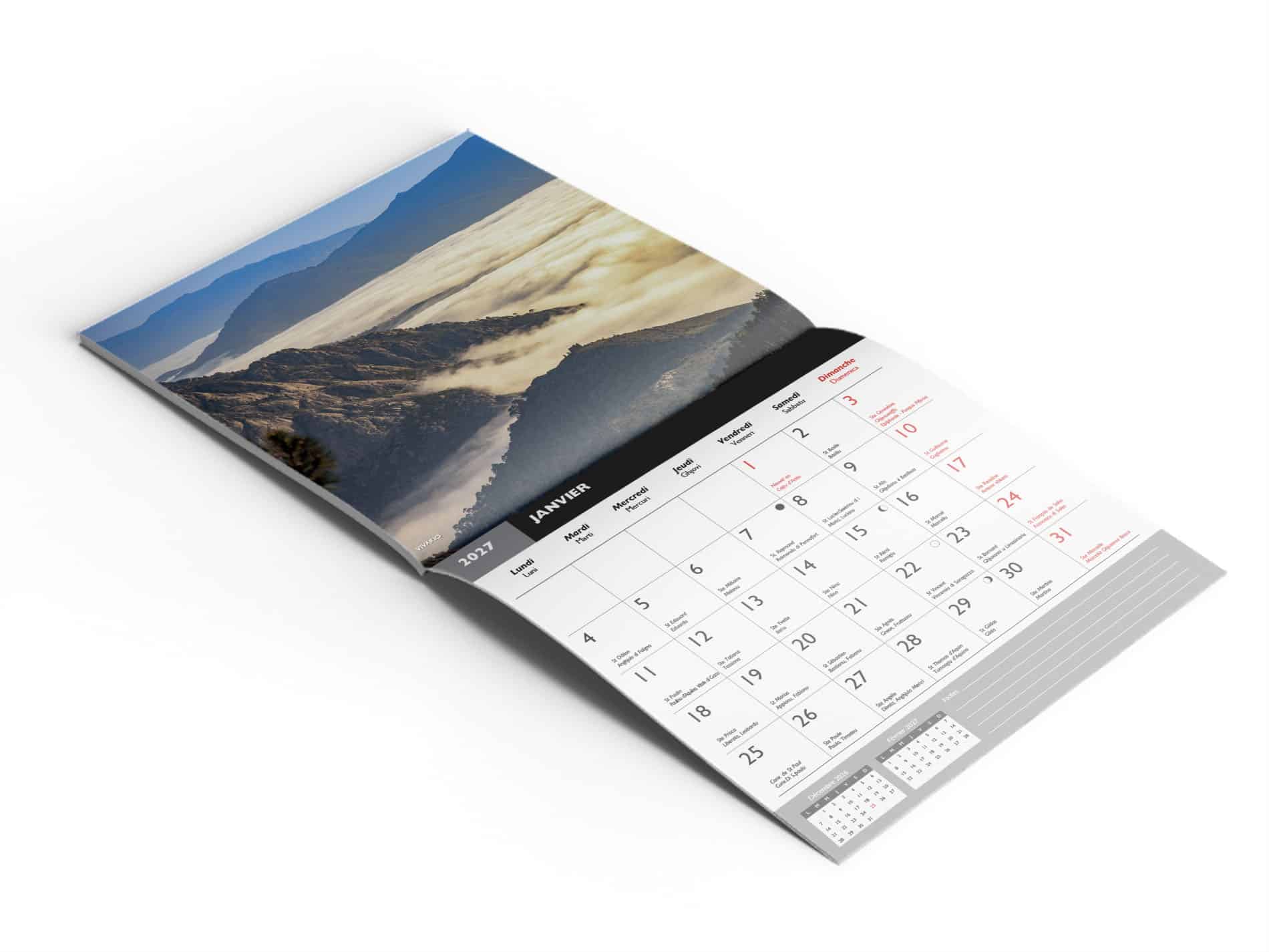 Calendrier Mural 2027 - Corsica – Image 2